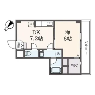 アブニール永楽【5階】の間取り