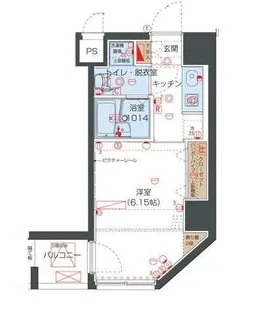 リヴシティ向島【5階】の間取り