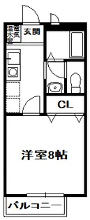 コンディシープル南が丘B棟【1階】の間取り