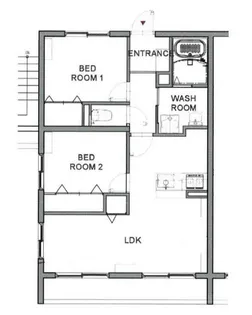 ブランエール五反野【2階】の間取り