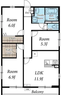 リブリ・プルミエール雅【2階】の間取り