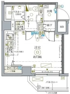東京都杉並区堀ノ内3【マンション】の間取り