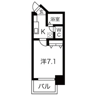 グレイス名駅北【4階】の間取り