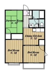 エイム I【2階】の間取り
