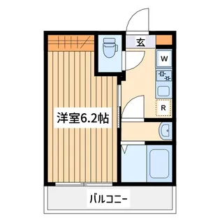 アザーレ・パッシオ中央林間【2階】の間取り