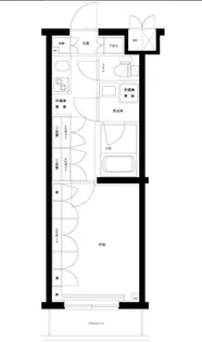 ルーブル中村橋参番館【3階】の間取り