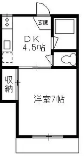 メゾンKIKU【1階】の間取り