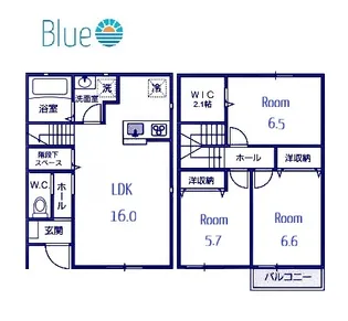 神奈川県藤沢市遠藤【一戸建】の間取り