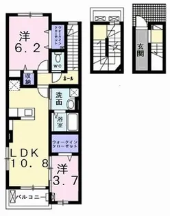 ステラ・ポラーレ【3階】の間取り