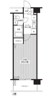 【ル・ポローニア】【4階】の間取り