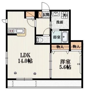 プラネット【2階】の間取り