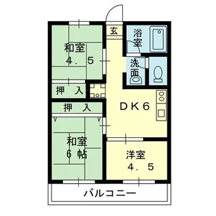 カクタス7【3階】の間取り