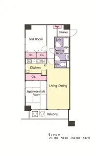 【カーサ・ピノ】【3階】の間取り