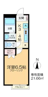 アーカスK VI【1階】の間取り