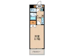 青横ハイツ【2階】の間取り