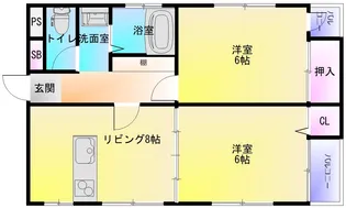 ヴィランディ【2階】の間取り