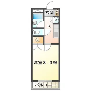 マンションハルカ【3階】の間取り