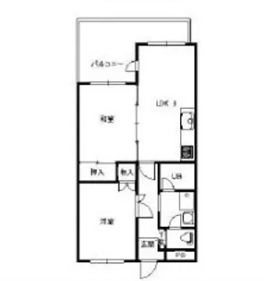 マンション二口【2階】の間取り