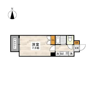 Rasa浄行寺【6階】の間取り