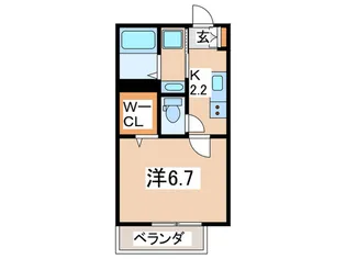 メゾン凪【2階】の間取り