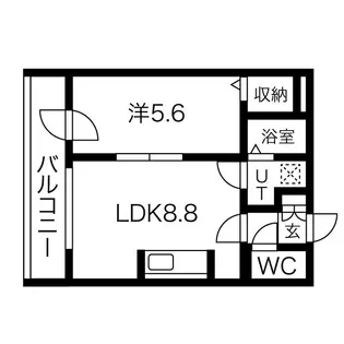ラフィナート近代美術館【3階】の間取り