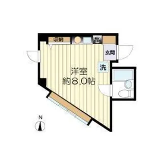 ライブフィールド【4階】の間取り