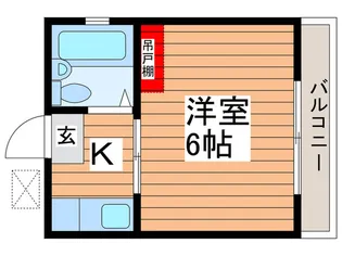 宝ニュ-ハイツ【2階】の間取り