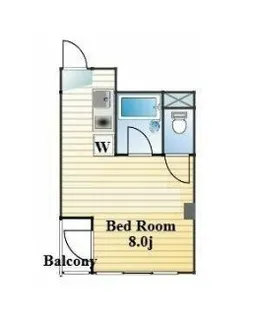 プレステージ島村【4階】の間取り