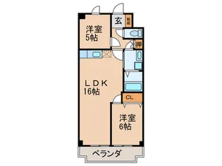 ツインコ-ト【5階】の間取り