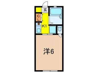 ルシェ-ル甲東園の間取り