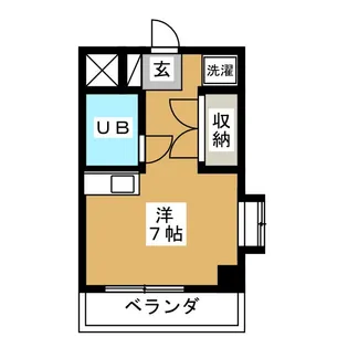 メゾン・ド・ウィスタリア東白楽【5階】の間取り