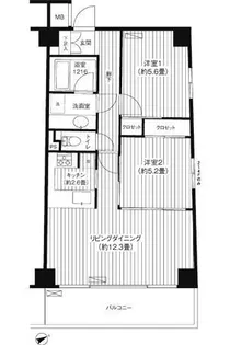 ウィスタ高井戸【3階】の間取り