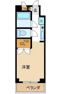 シャンプル亀戸【9階】の間取り