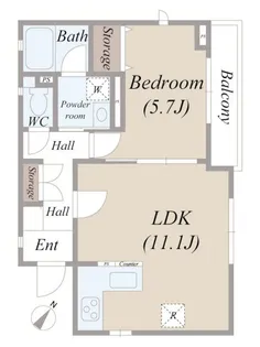 グランヴィラージュ【2階】の間取り