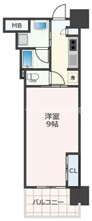 RJRプレシア熊本駅前【14階】の間取り