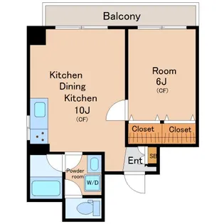 ノートス扇橋【3階】の間取り
