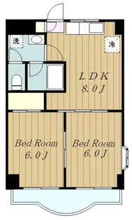 サンモール1番館B棟【3階】の間取り