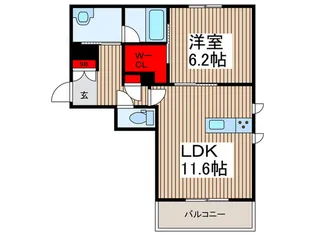 アーバンサイドIII【2階】の間取り