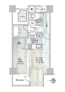プレミアムヴェール【5階】の間取り