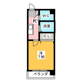 パティオII【1階】の間取り