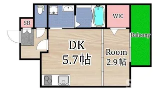 AILE放出【4階】の間取り