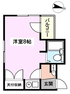 LAZFITH南横浜【5階】の間取り