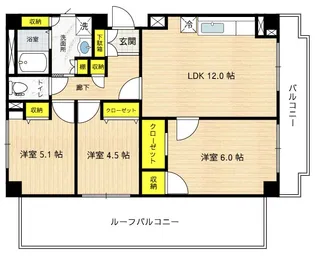 パークプレイスI【2階】の間取り