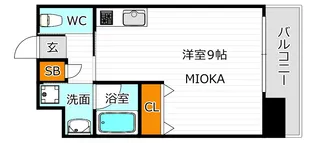 ブリリアントコートパーリオ【5階】の間取り