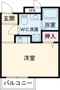 レジデンス遊園前【1階】の間取り