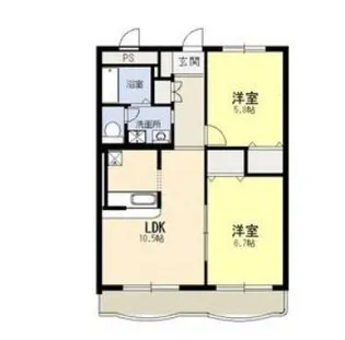 グランデュール斉藤【2階】の間取り