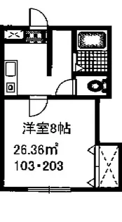 ブエナビスタ鷺沼【2階】の間取り