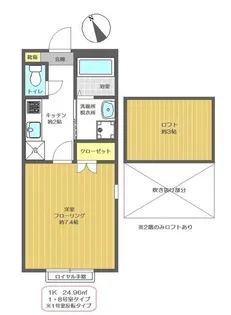 アールブラン【1階】の間取り