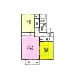 コンフォート間宮【2階】の間取り