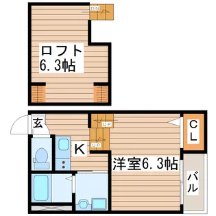 メゾン・シャドール北山【1階】の間取り